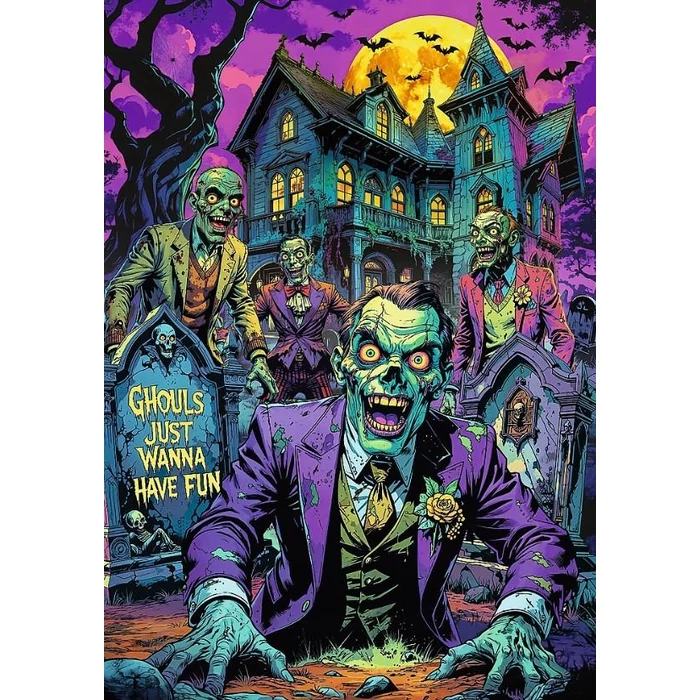 Trefl 12132 - Hall of Horror - Zombik - 1000 db-os Premium Plus puzzle