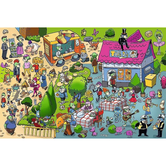 Trefl 40052 - 40 Éves Jubileum - Spy Guy - A Treflik család - 160 db-os puzzle