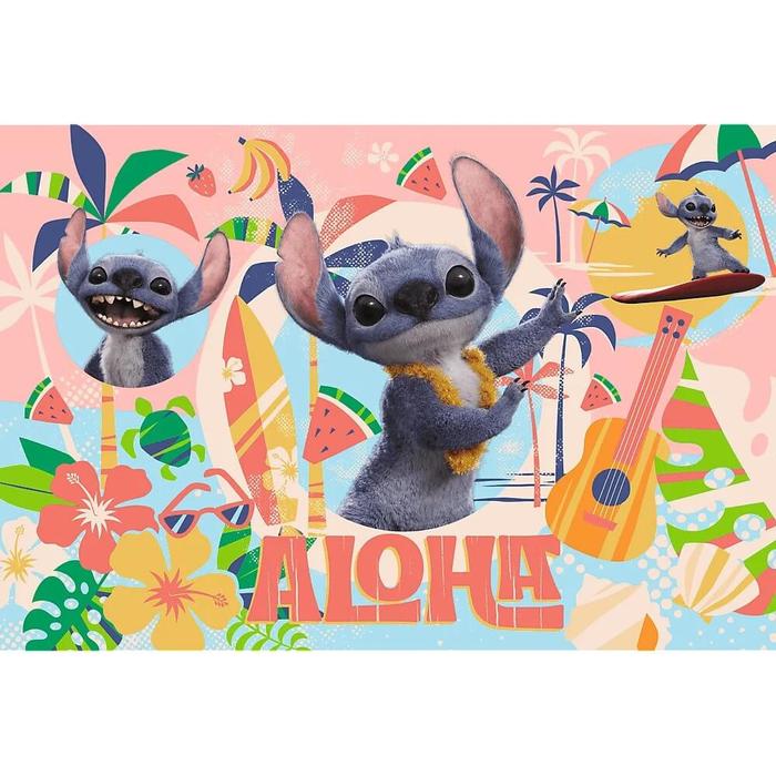 Trefl 16495 - Stitch és barátai akcióban - 100 db-os puzzle
