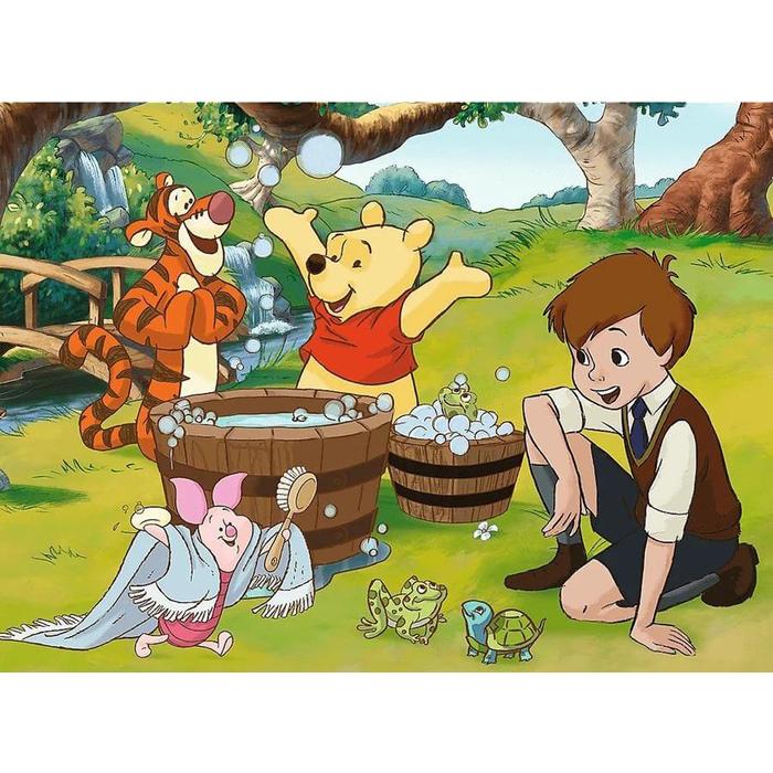 Trefl 18321 - Micimackó és barátai - Egy nap Micimackóval - 30 db-os puzzle