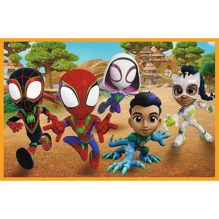 Trefl 34432 - Spidey és barátai - 2 x 24 db-os puzzle