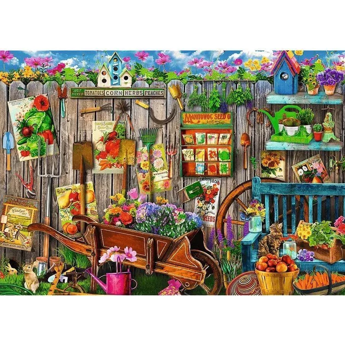 Trefl 37529 - Kerti munkák - 2 x 500 db-os puzzle