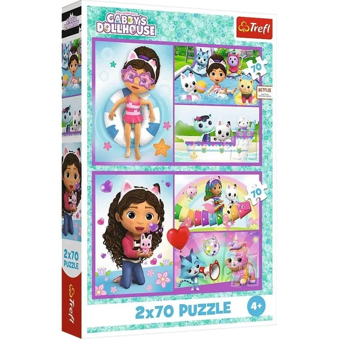 Trefl 34438 - Gabi babaháza - 2 x 70 db-os puzzle