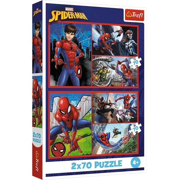 Trefl 34443 - Pókember - 2 x 70 db-os puzzle