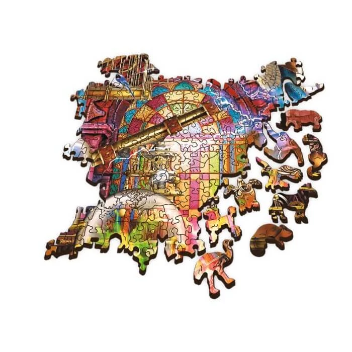 Trefl 20210 - A varázsló szobája - 1000 db-os Wooden Puzzle