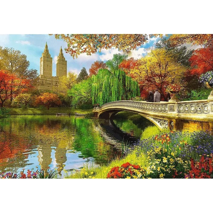Trefl 20216 - Central Park, Manhattan, New York - 500+1 db-os Wooden Puzzle