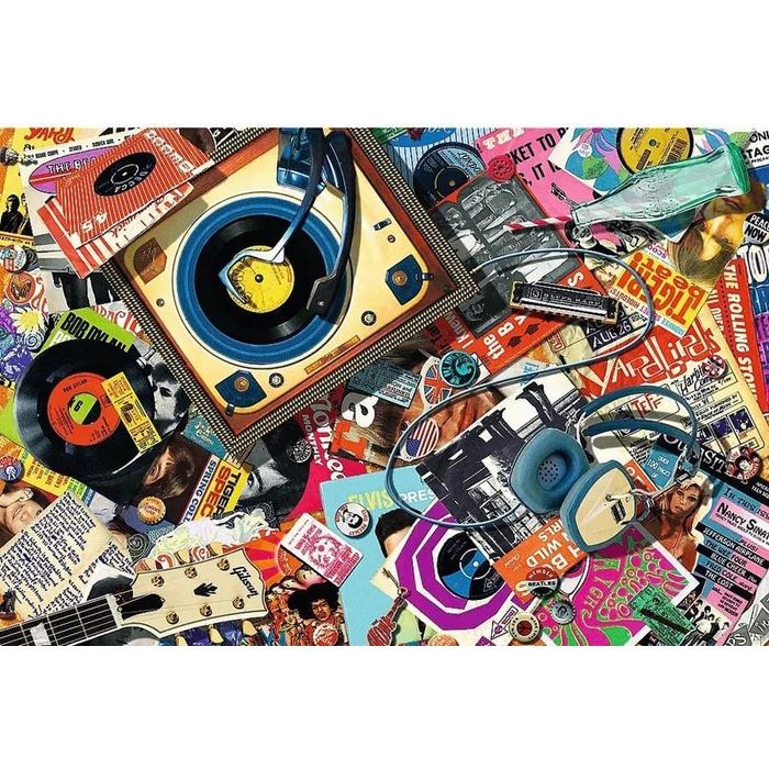 Trefl 20221 - A zene világa - 500+1 db-os Wooden Puzzle