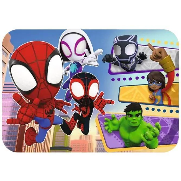 Trefl 20274 - Spidey és barátai - 24 db-os Fa puzzle