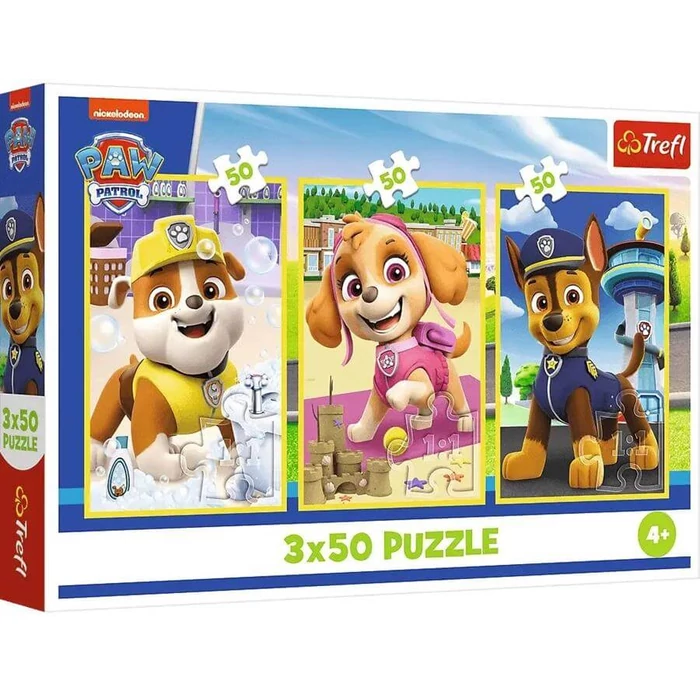 Trefl 34878 - Mancs őrjárat - 3 x 50 db-os puzzle