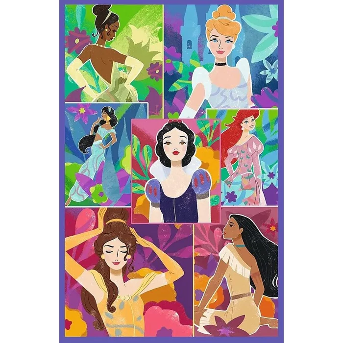 Trefl 34884 - Disney Princess - 3 x 80 db-os puzzle