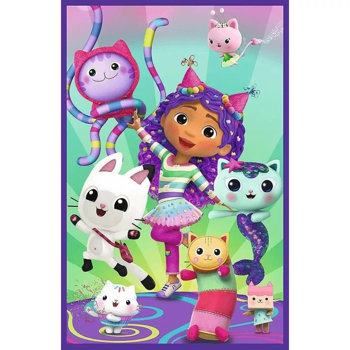 Trefl 34882 - Gabi babaháza - Színes kalandok - 3 x 80 db-os puzzle