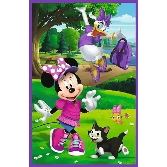 Trefl 34889 - Minnie egér - 3 x 80 db-os puzzle