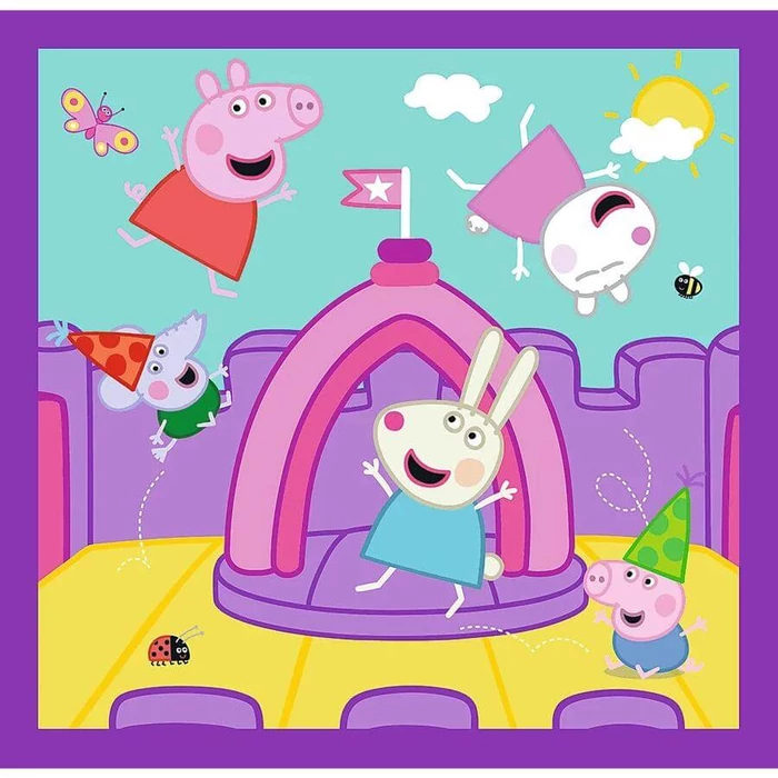 Trefl 34893 - Peppa malac - 3 az 1-ben (20, 36, 50 db-os) puzzle