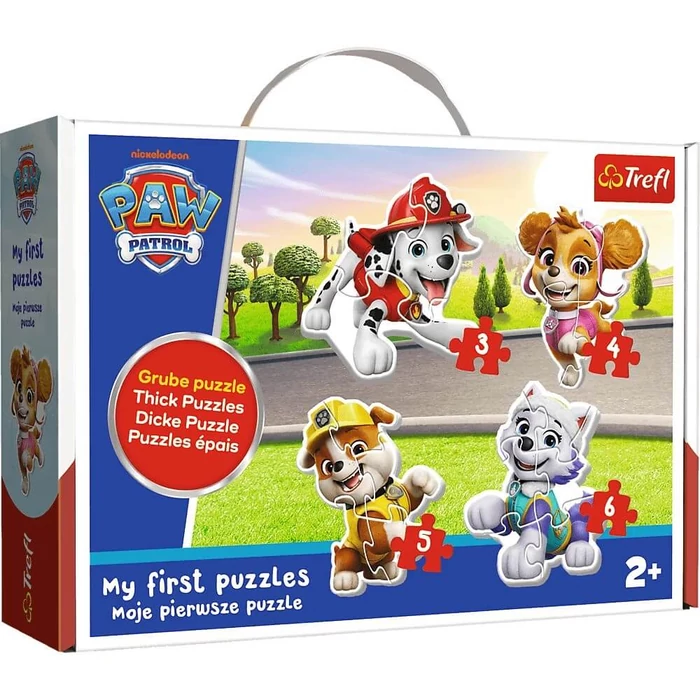 Trefl 36136 - Mancs őrjárat - Első Baby puzzle táskában