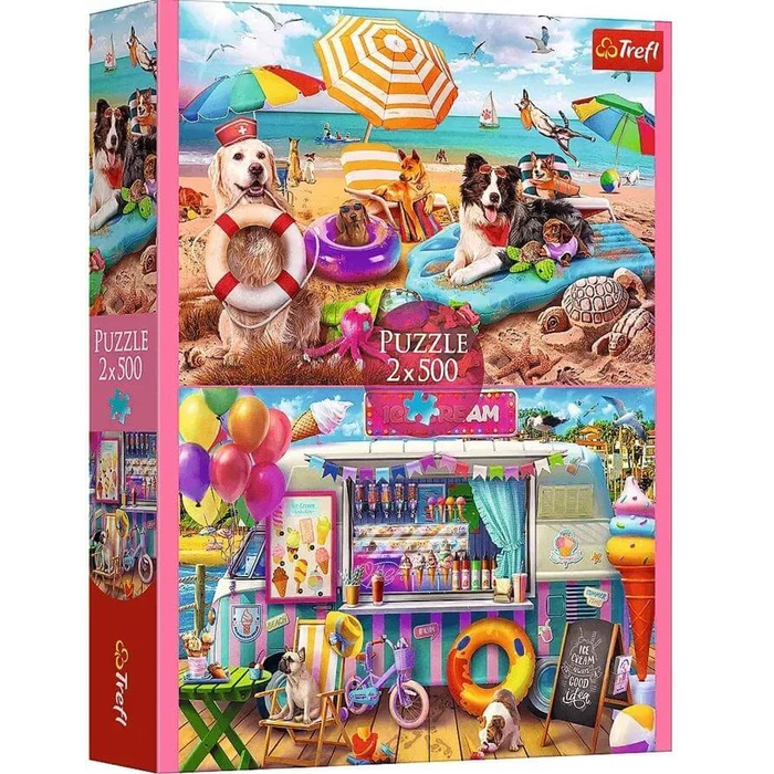 Trefl 37533 - Vakáció - 2 x 500 db-os puzzle