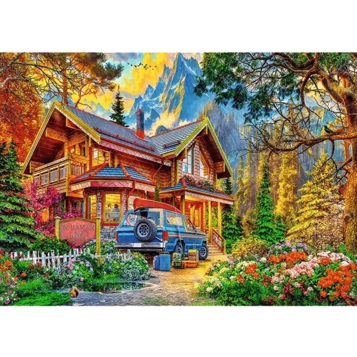 Trefl 37534 - Kirándulás a hegyekbe - 2 x 500 db-os puzzle