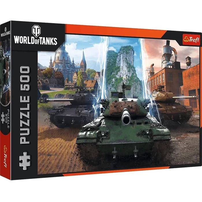 Trefl 37535 - World of Tanks - Itt az ideje a cselekvésnek! - 500 db-os puzzle