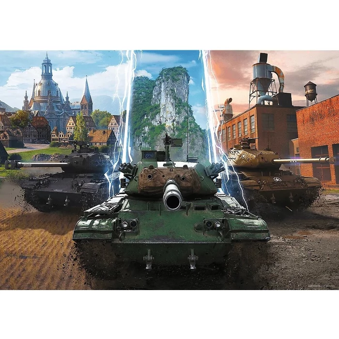 Trefl 37535 - World of Tanks - Itt az ideje a cselekvésnek! - 500 db-os puzzle