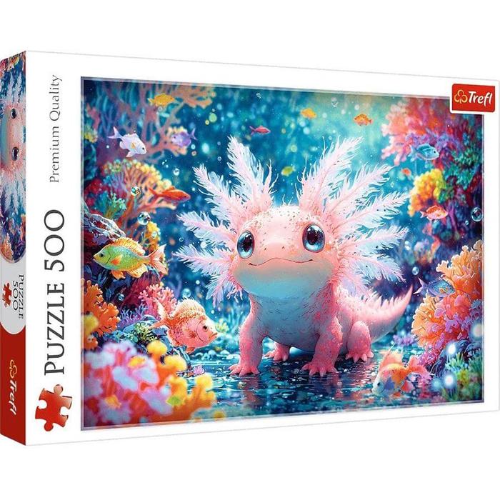 Trefl 37536 - Axolotl - 500 db-os puzzle