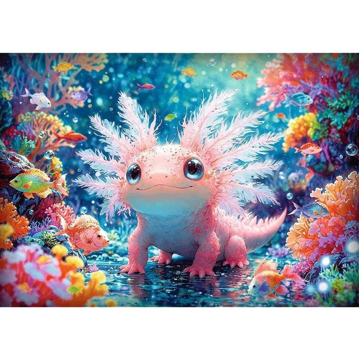 Trefl 37536 - Axolotl - 500 db-os puzzle