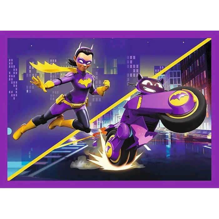 Trefl 4 az 1-ben puzzle (35,48,54,70 db-os) puzzle - Batwheels (34658)