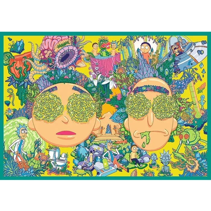 Trefl 13338 - Rick és Morty - 4 x 250 db-os puzzle