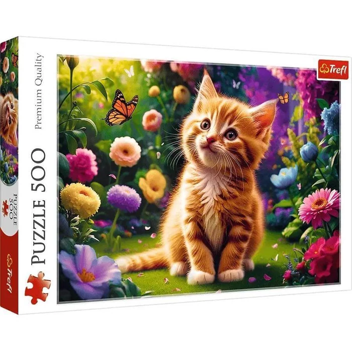 Trefl 37525 - Aranyos kiscica - 500 db-os puzzle