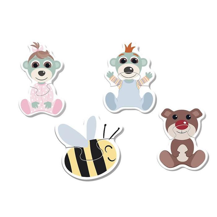 Trefl 80028 - Baba macik - Első Baby puzzle táskában