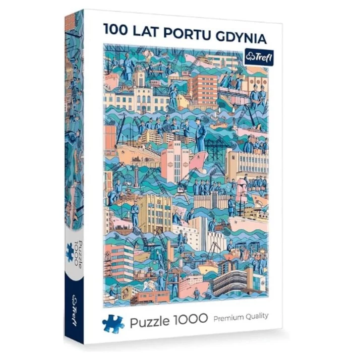 Trefl 93552 - A gdyniai kikötő 100. évfordulója - 1000 db-os puzzle