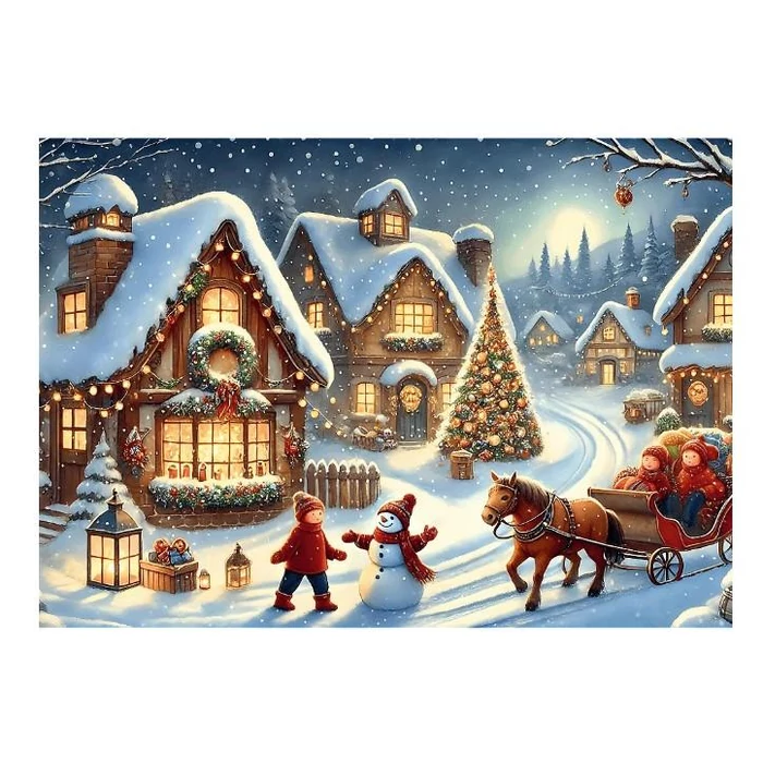 Trefl 99282 - Ünnepi szán - 1000 db-os puzzle