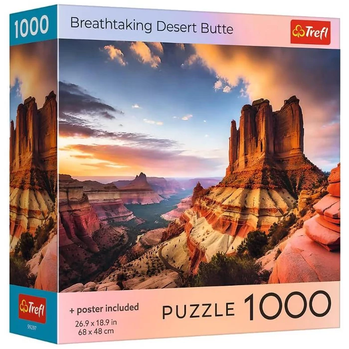 Trefl 99297 - Lélegzetelállító sziklák a sivatagban - 1000 db-os puzzle
