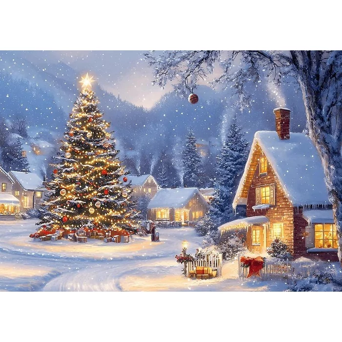 Trefl 99299 - Békés téli este - 500 db-os puzzle