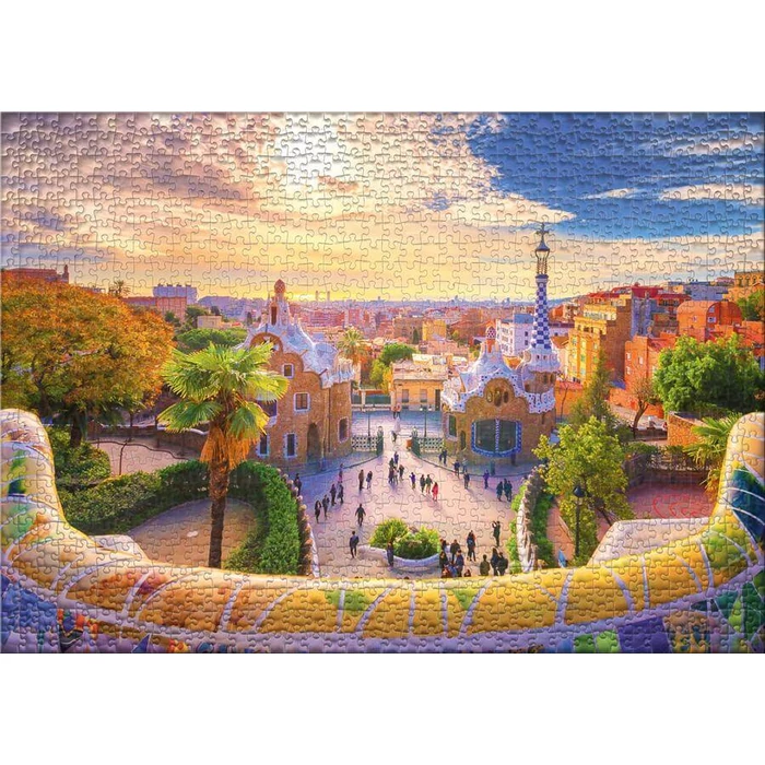 Ulmer 3092 - Park Güell, Barcelona - 1000 db-os puzzle