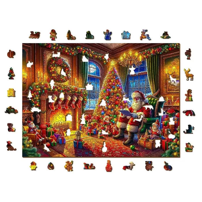 Wooden City 1010 db-os fa puzzle - A szenteste varázsa (NB0803-XL)
