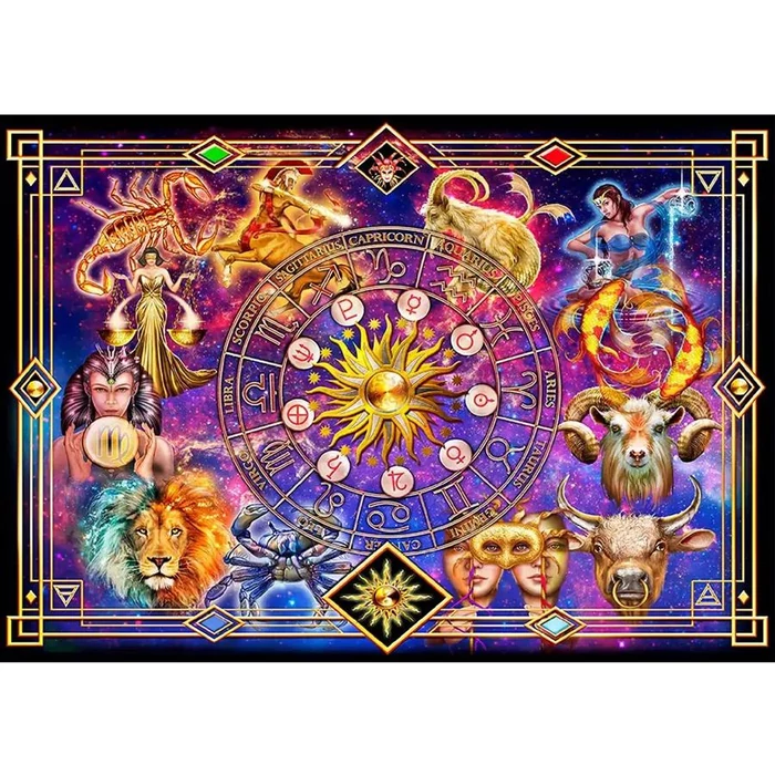 Wooden City 505 db-os fa puzzle - Csillagjegyek (NB505-0134-L)