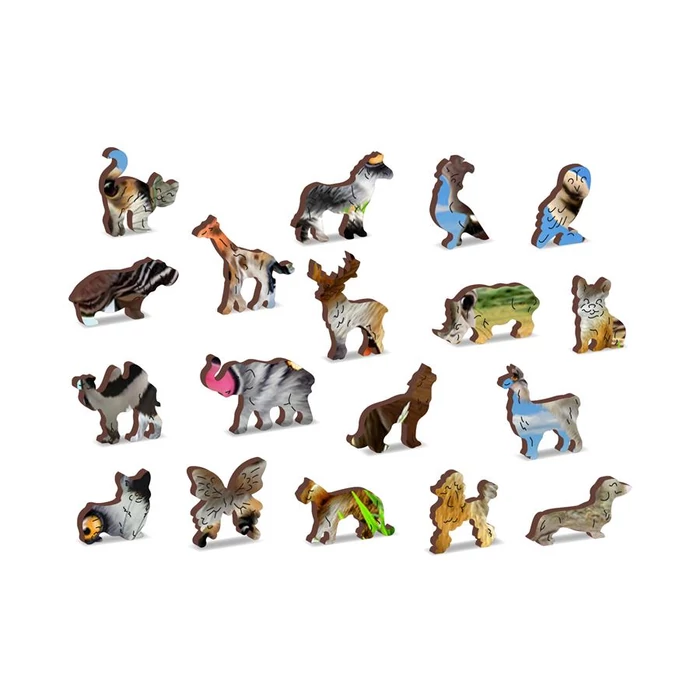 Wooden City 505 db-os fa puzzle - Üdvözöljük Afrikában (NB505-0017-L)