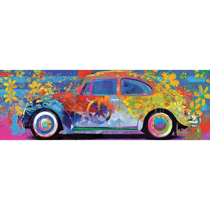 EuroGraphics 6010-5441 - Panoráma puzzle - VW Beetle Splash - 1000 db-os puzzle
