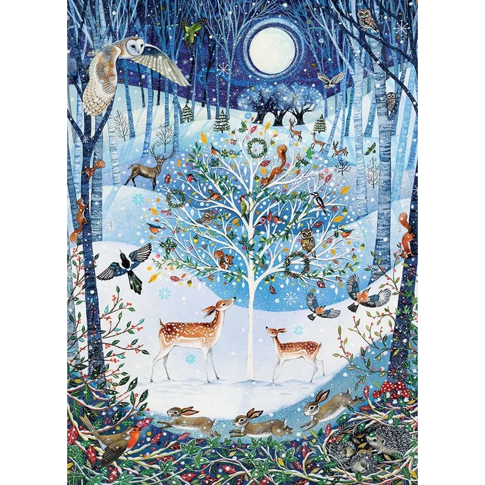 Cobble Hill 45009 - Winter Woodland - 500 db-os puzzle