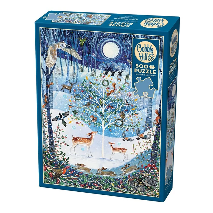 Cobble Hill 45009 - Winter Woodland - 500 db-os puzzle
