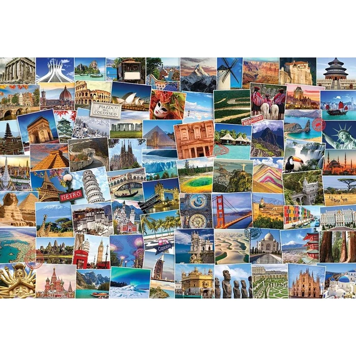 EuroGraphics 8220-5480 - Globetrotter World - 2000 db-os puzzle