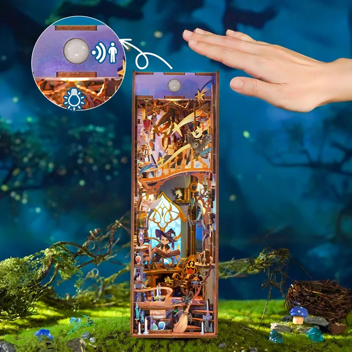Tonecheer TQ142 - Magic Stars Room DIY Könyvtámasz - Book nook ...