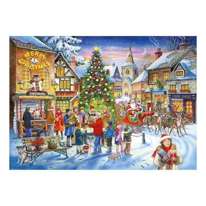 House of Puzzles 0719 - Christmas Shopping - 4 x 500 db-os puzzle