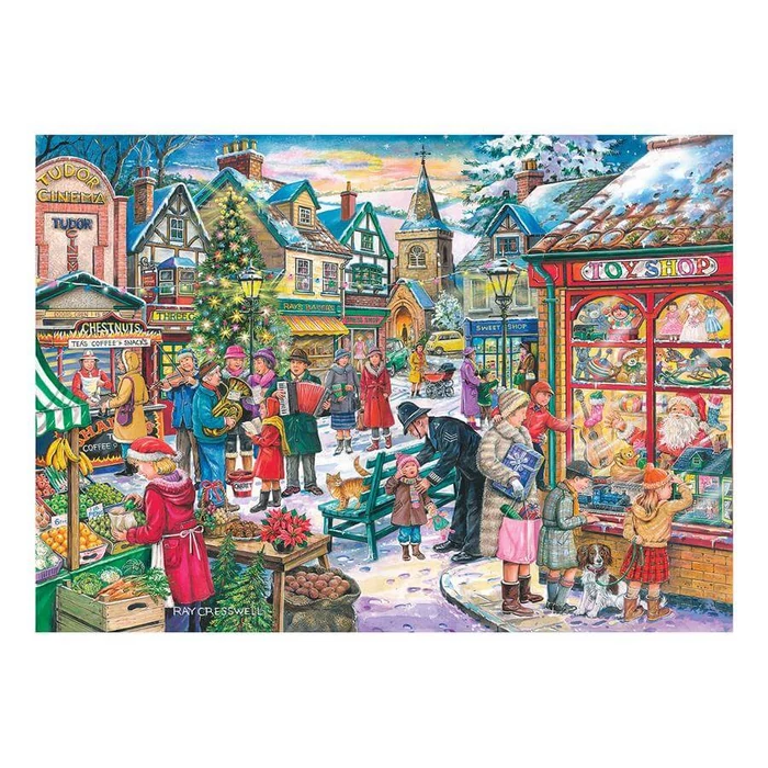 House of Puzzles 0719 - Christmas Shopping - 4 x 500 db-os puzzle