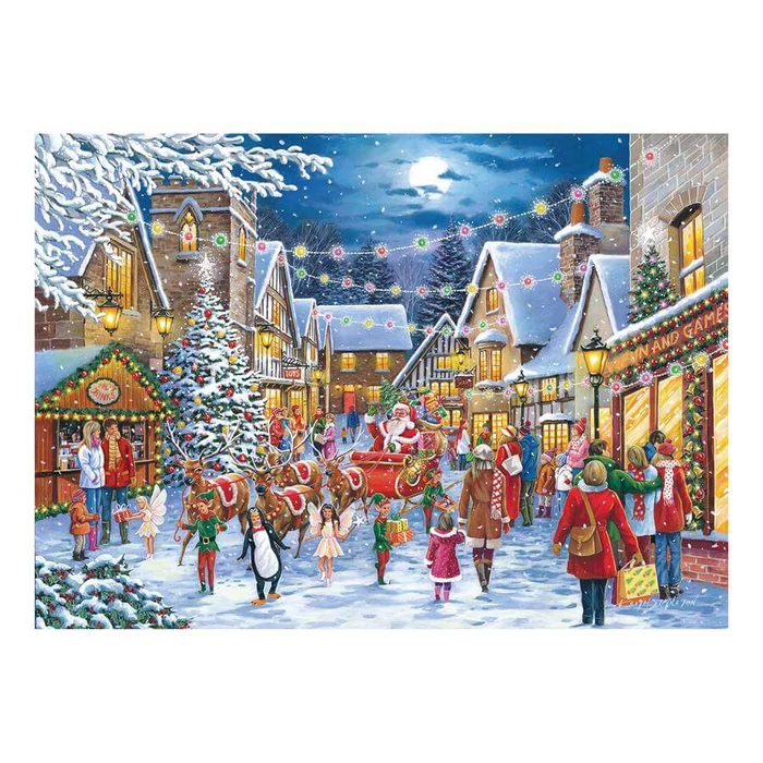 House of Puzzles 0719 - Christmas Shopping - 4 x 500 db-os puzzle