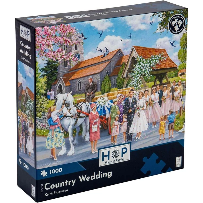 House of Puzzles HP0766 - Country Wedding - 1000 db-os puzzle