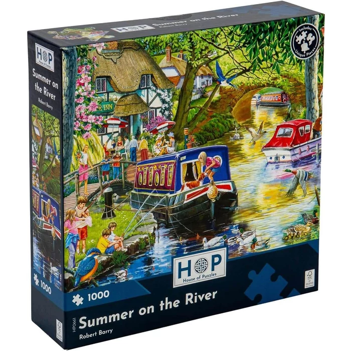 House of Puzzles HP0661 - Summer on the River - 1000 db-os puzzle ...