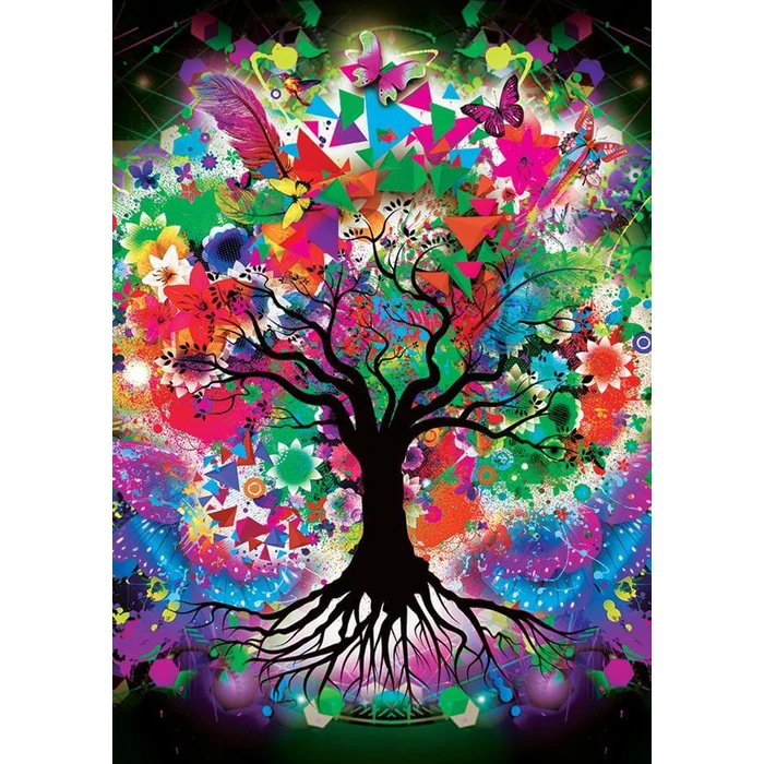 Yazz 3808 - Colorful Tree - 1000 db-os puzzle