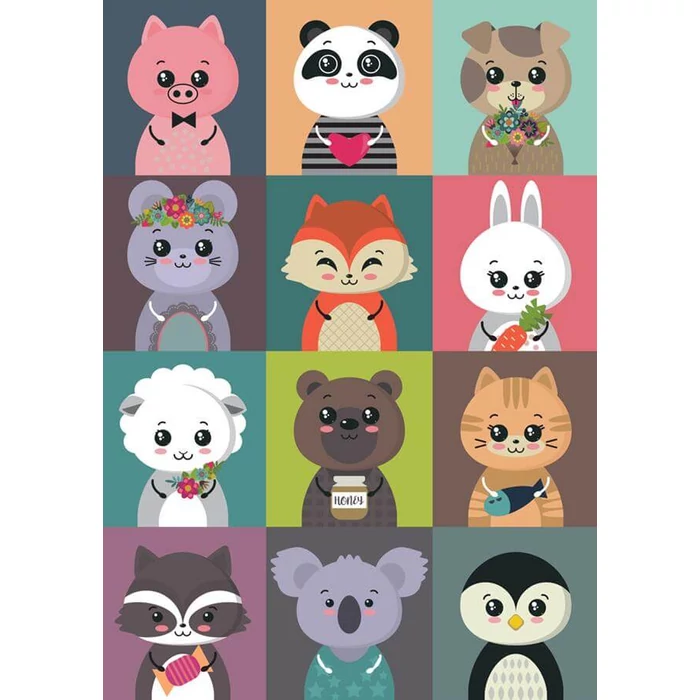 Yazz 3867 - Funny Animals - 1000 db-os puzzle