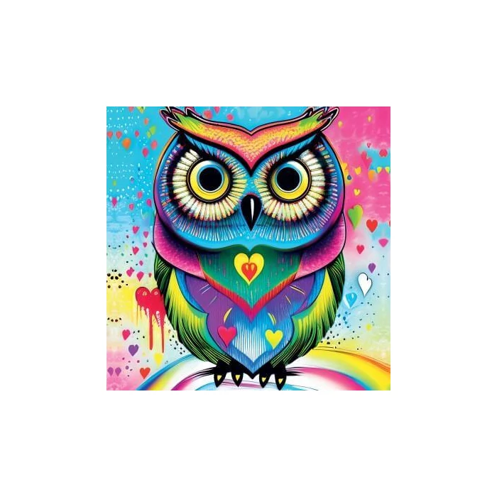 Yazz 3807 - Pop-art Owl - 1023 db-os puzzle