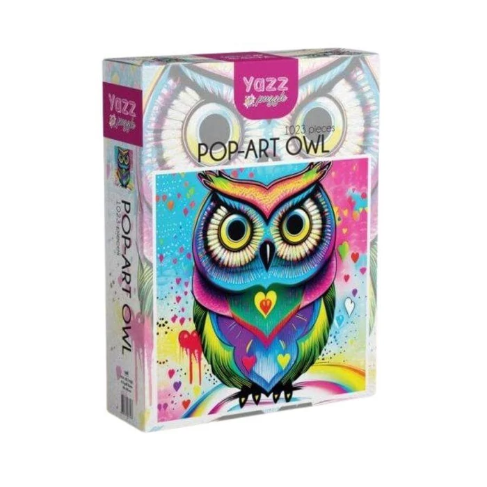 Yazz 3807 - Pop-art Owl - 1023 db-os puzzle